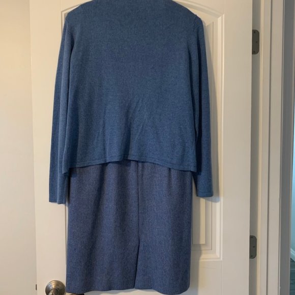 Classic Talbots Dress & Cardigan Set - Picture 2 of 7